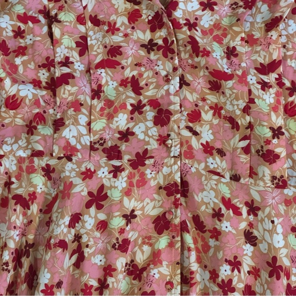 Nanette Lepore Pink Floral Dress Women’s Size 14 - Picture 4 of 7